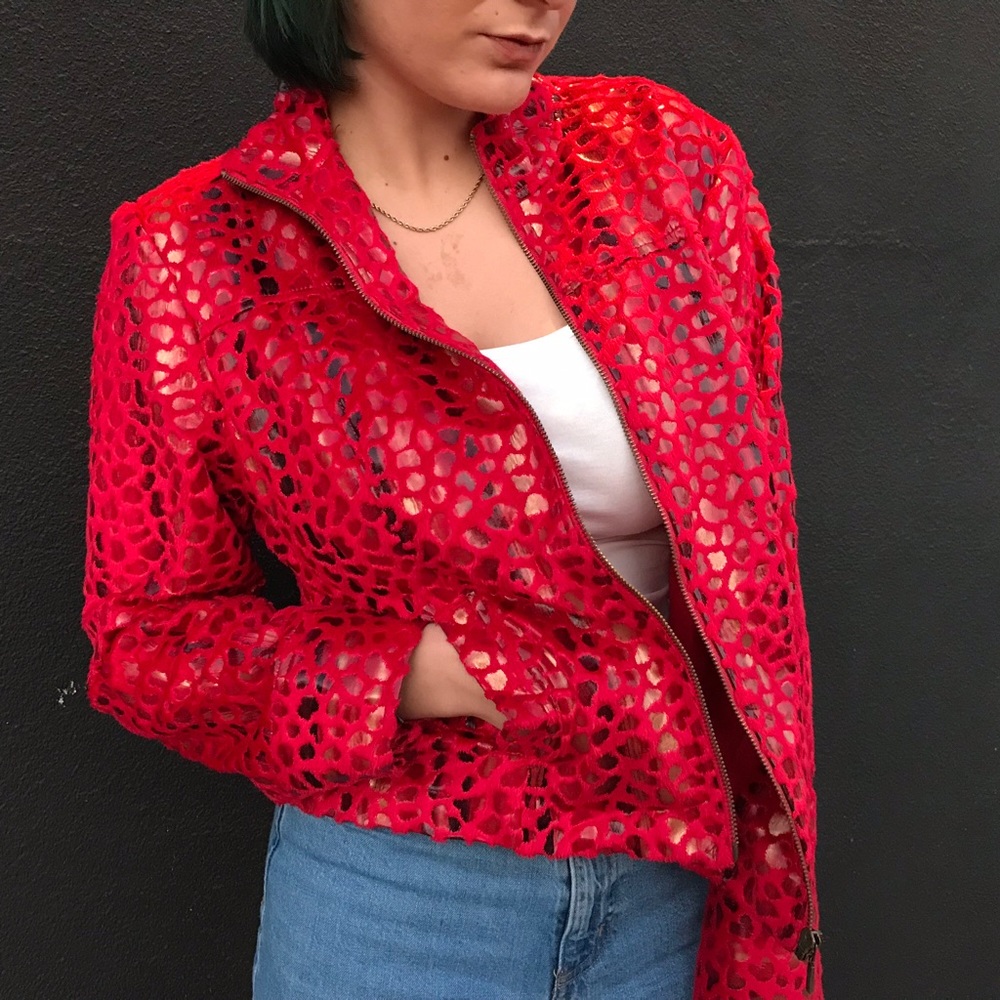 Red Cheetah Jacket